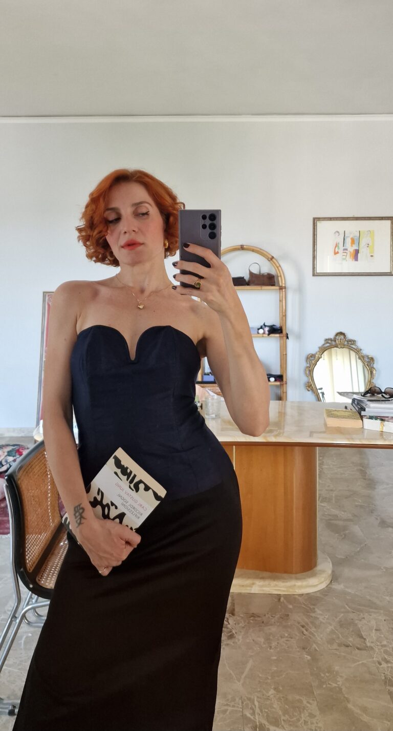 Corsetto vintage ma nuovo in shantung di Pura Seta