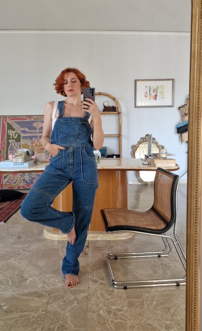 Salopette vintage in denim