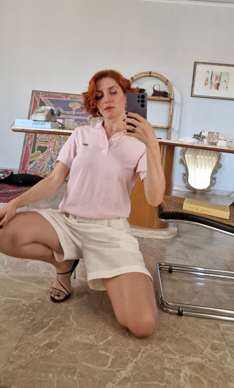 Polo rosa by Lacoste