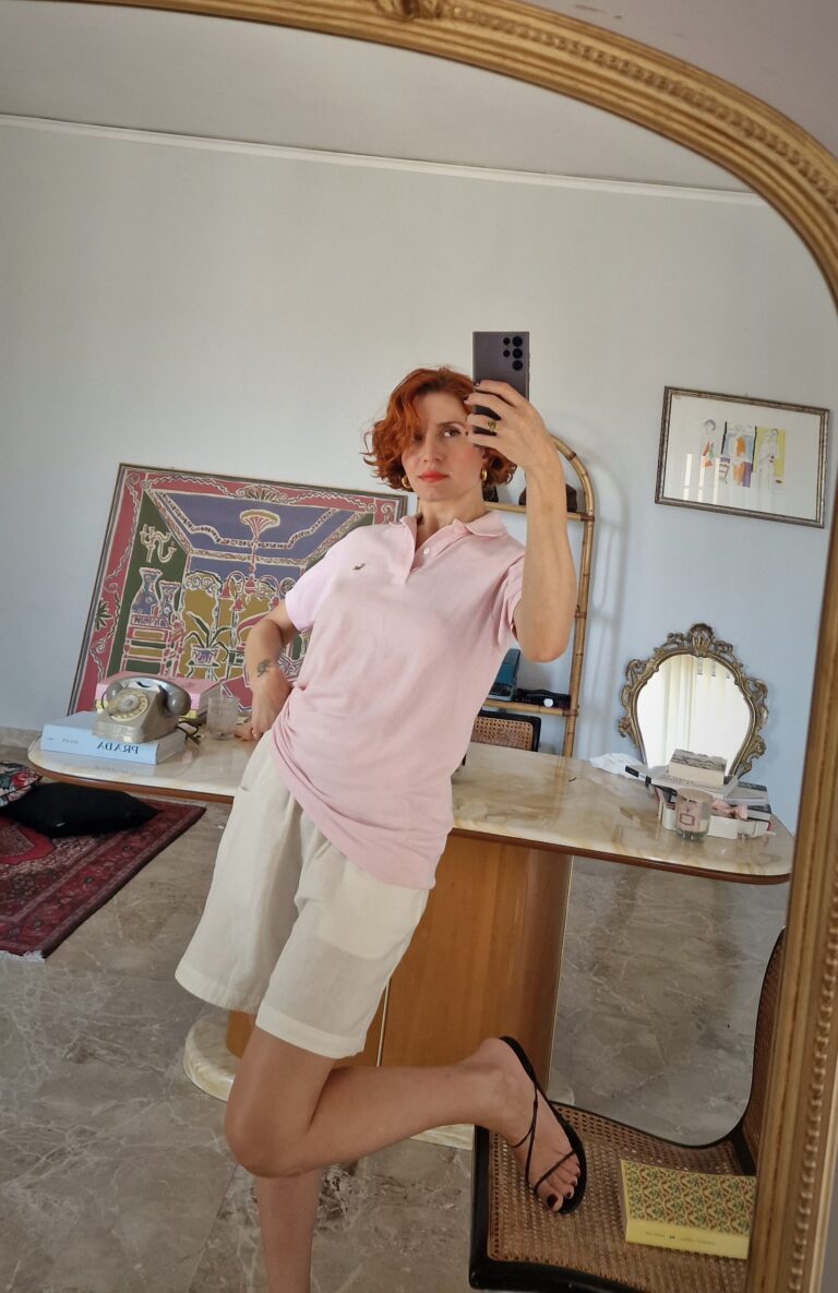 Polo rosa by Lacoste - immagine 3