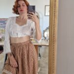 Camicia Crop top Tirolese vintage ma nuova