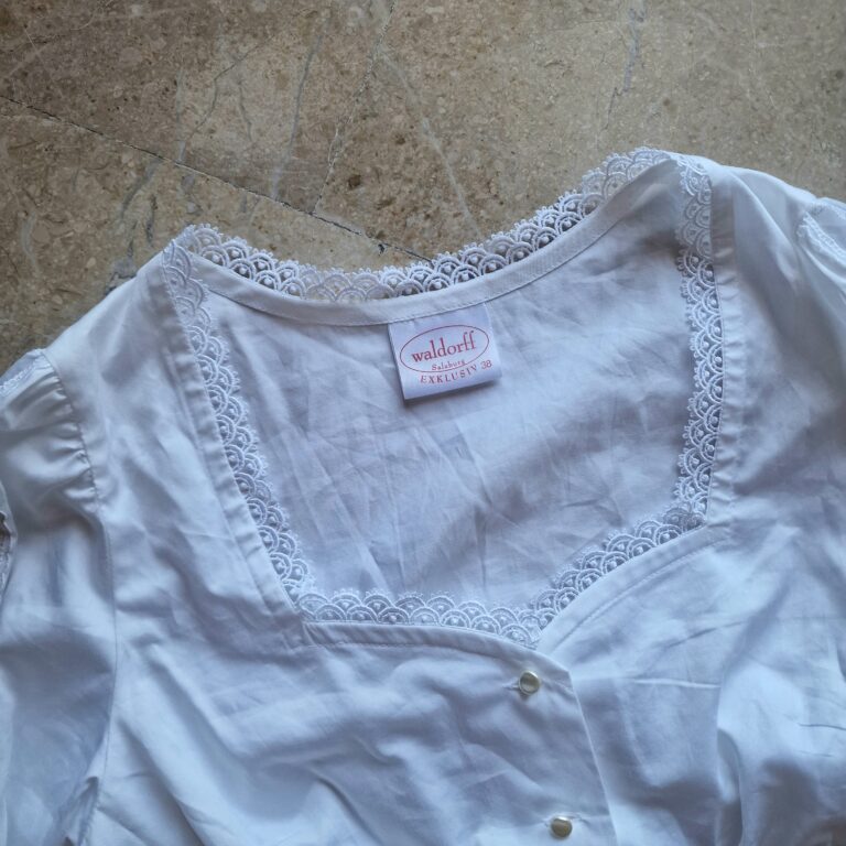 Camicia Crop top Tirolese vintage ma nuova - immagine 7