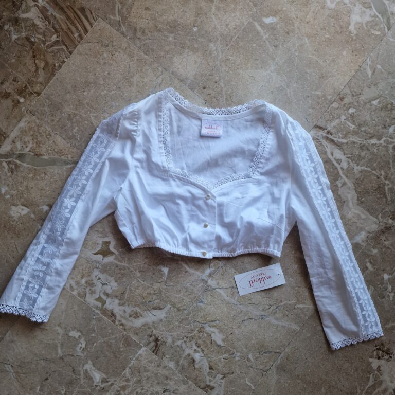 Camicia Crop top Tirolese vintage ma nuova - immagine 10