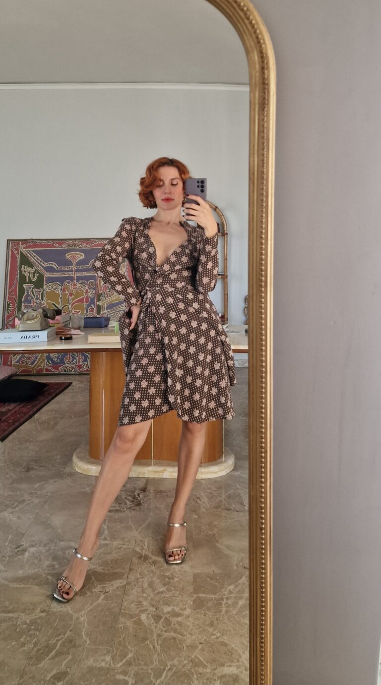 Abito Vintage pura Seta by Mariella Burani - immagine 7