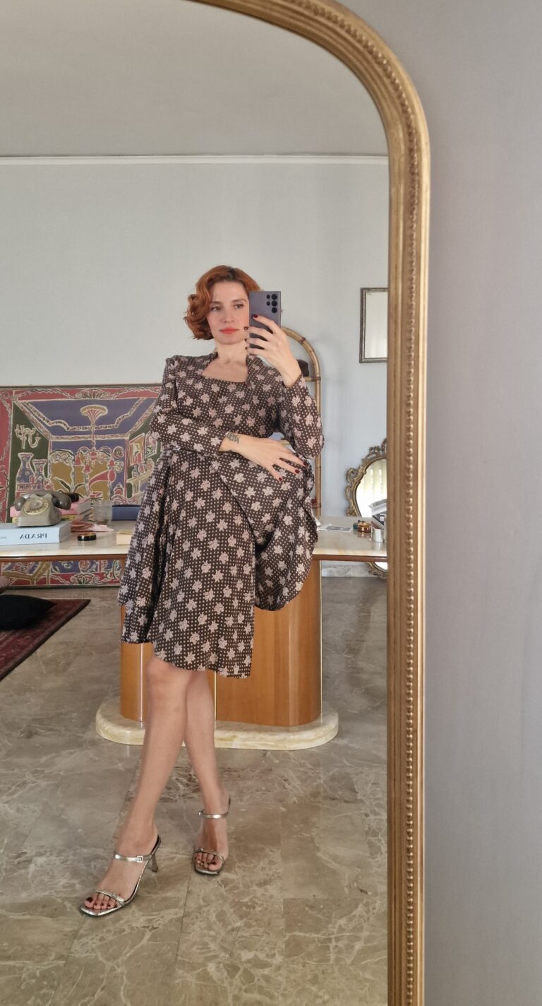 Abito Vintage pura Seta by Mariella Burani - immagine 6