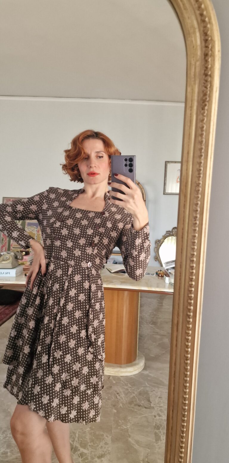 Abito Vintage pura Seta by Mariella Burani - immagine 4