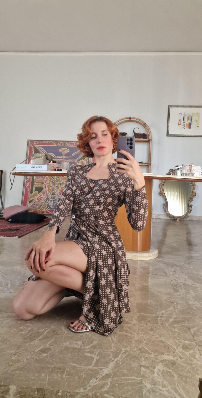 Abito Vintage pura Seta by Mariella Burani - immagine 2