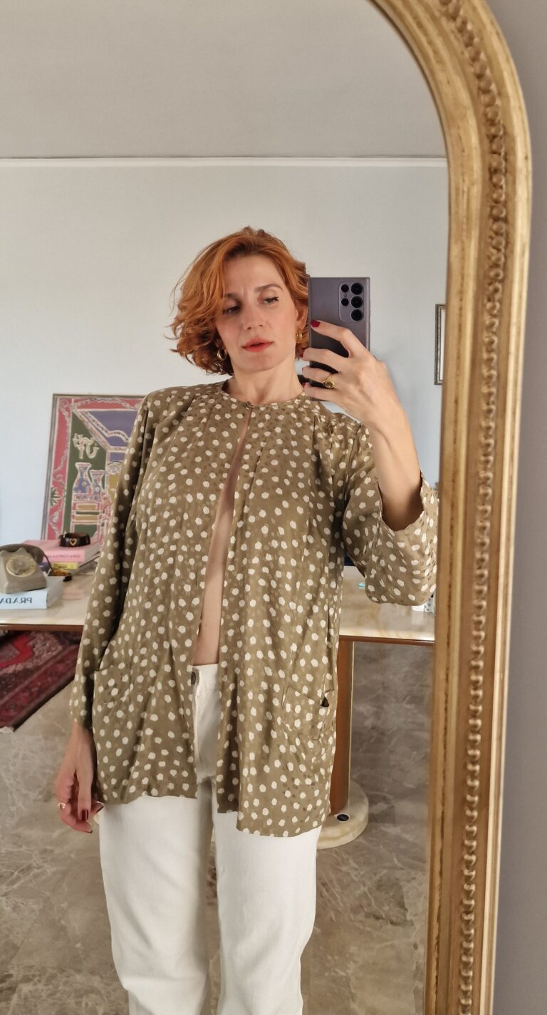 Cardigan vintage in Pura Seta - immagine 5