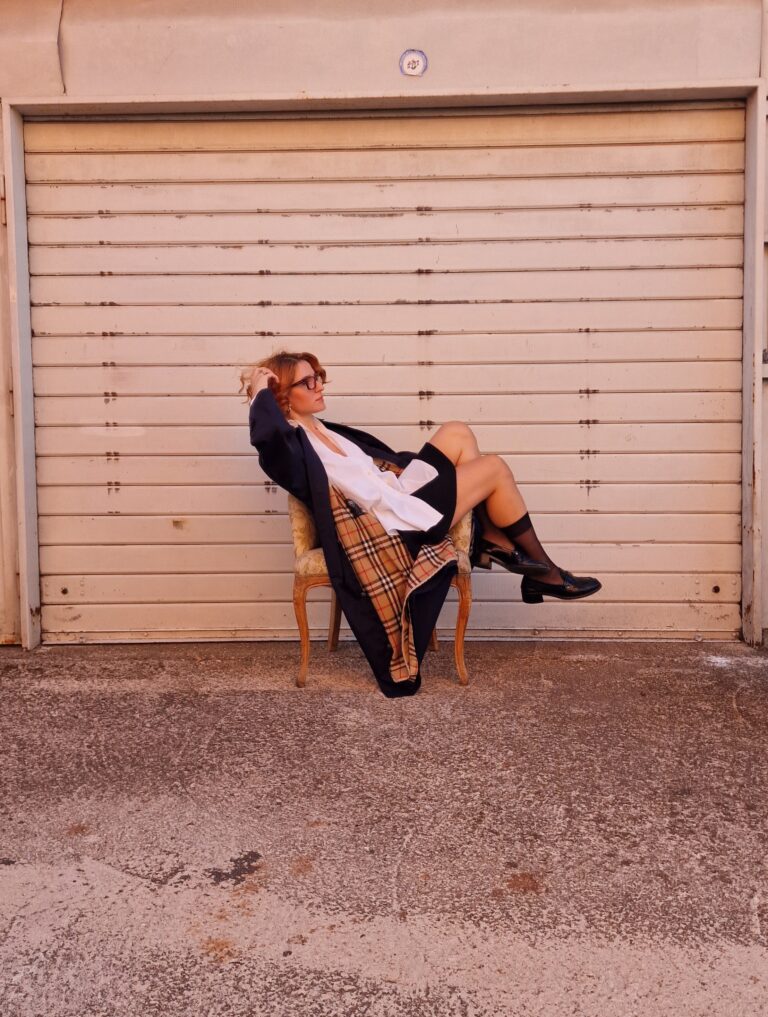 Vintage man trench blu Pissimbono Genova - immagine 5