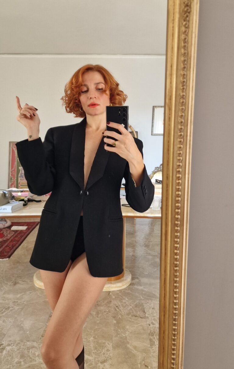 Giacca Smoking vintage sartoriale - immagine 9