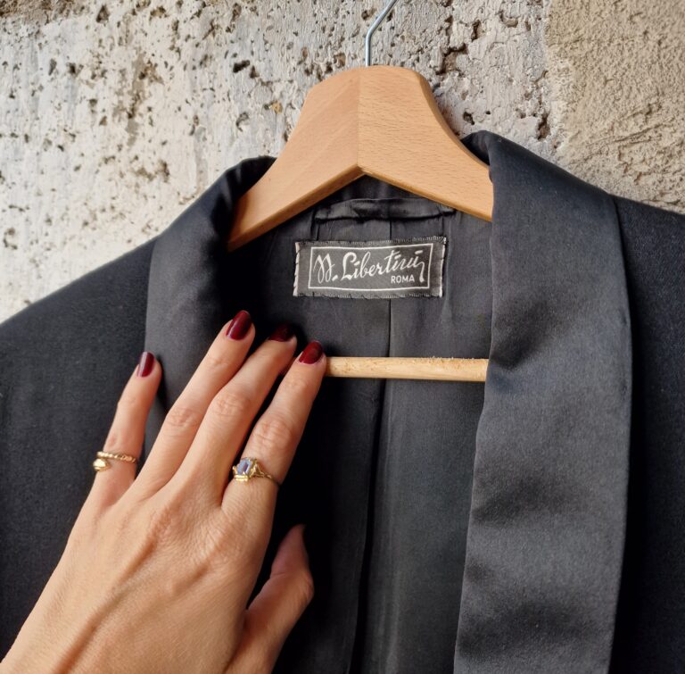 Giacca Smoking vintage sartoriale - immagine 7