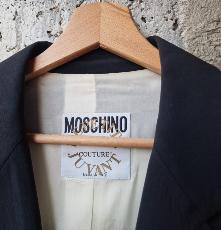Moschino Couture Repetita Juvant vintage 1989 Ace of heart jacket - immagine 13