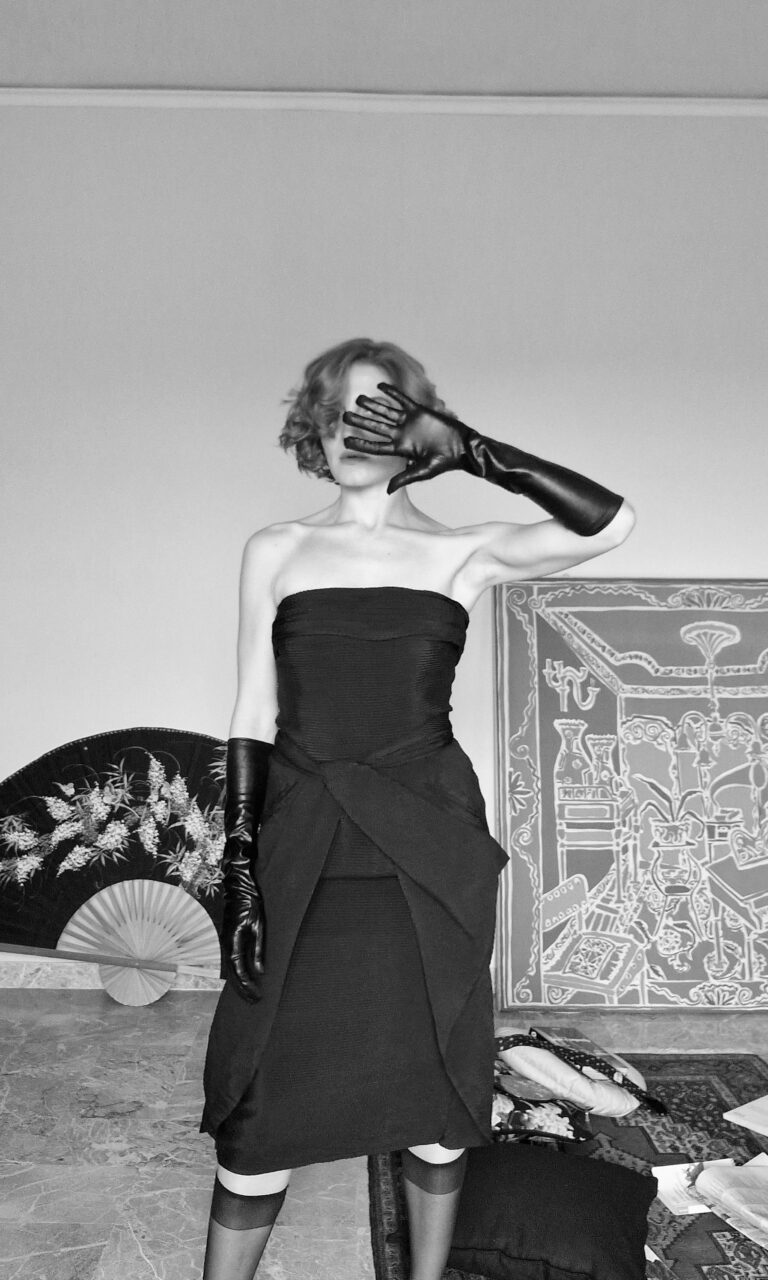 Fendi vintage d'archivio Silk plissé dress - immagine 8