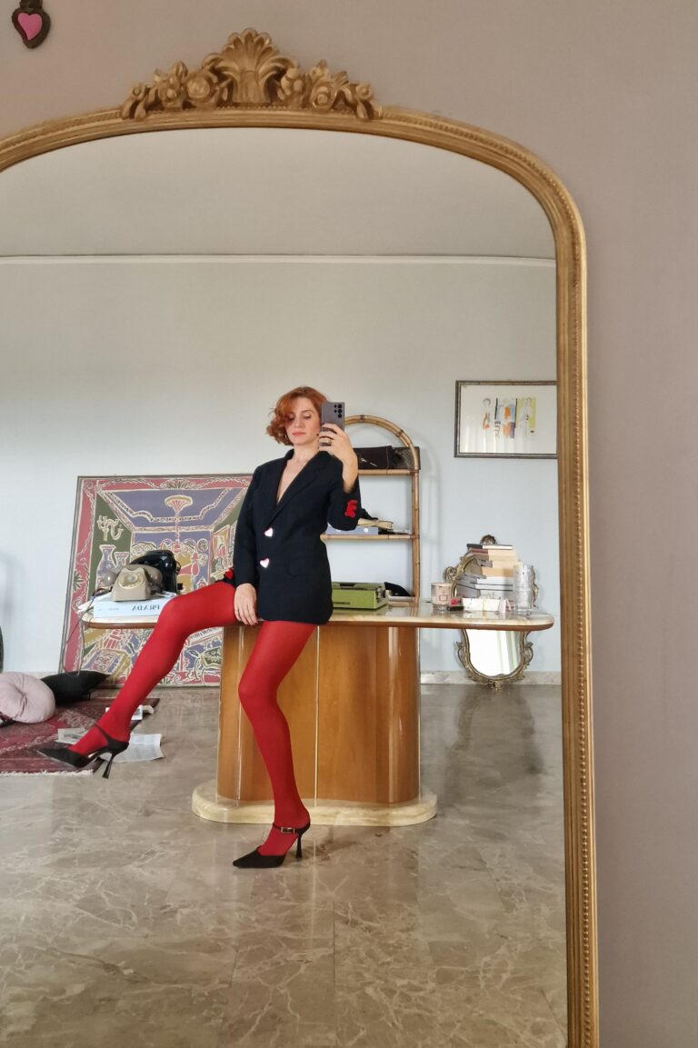 Moschino Couture Repetita Juvant vintage 1989 Ace of heart jacket - immagine 3