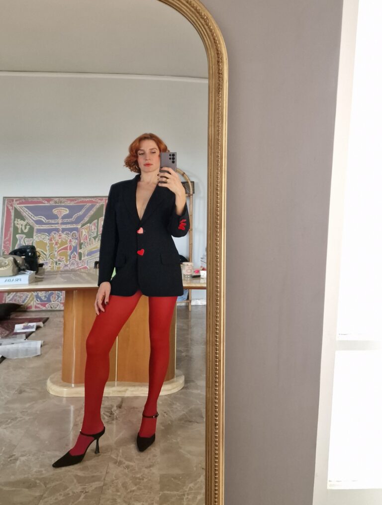 Moschino Couture Repetita Juvant vintage 1989 Ace of heart jacket - immagine 2