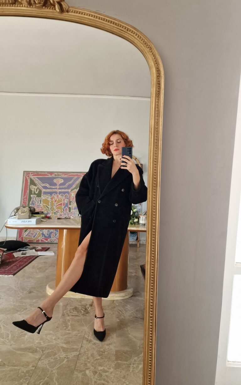 Max Mara vintage iconic 10181 Black coat - immagine 6