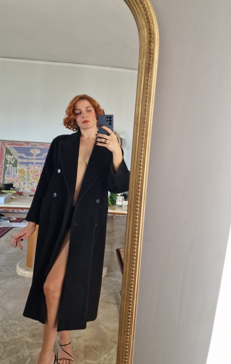 Max Mara vintage iconic 10181 Black coat - immagine 4