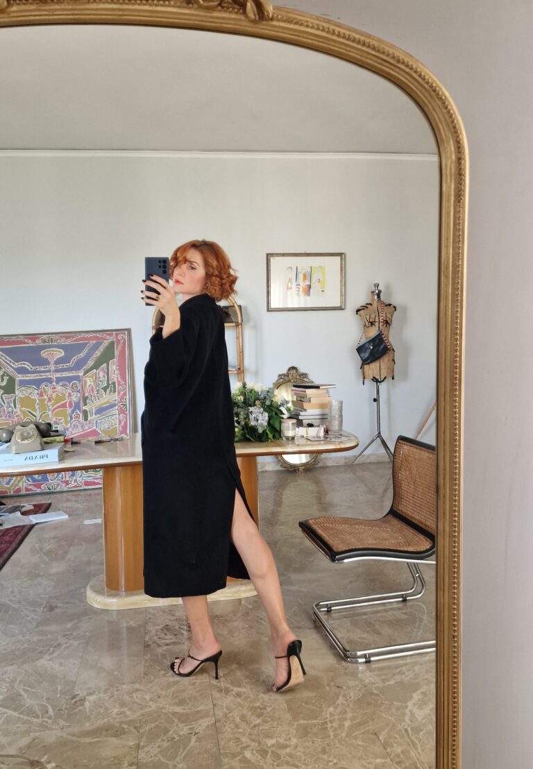 Max Mara vintage iconic 10181 Black coat - immagine 3