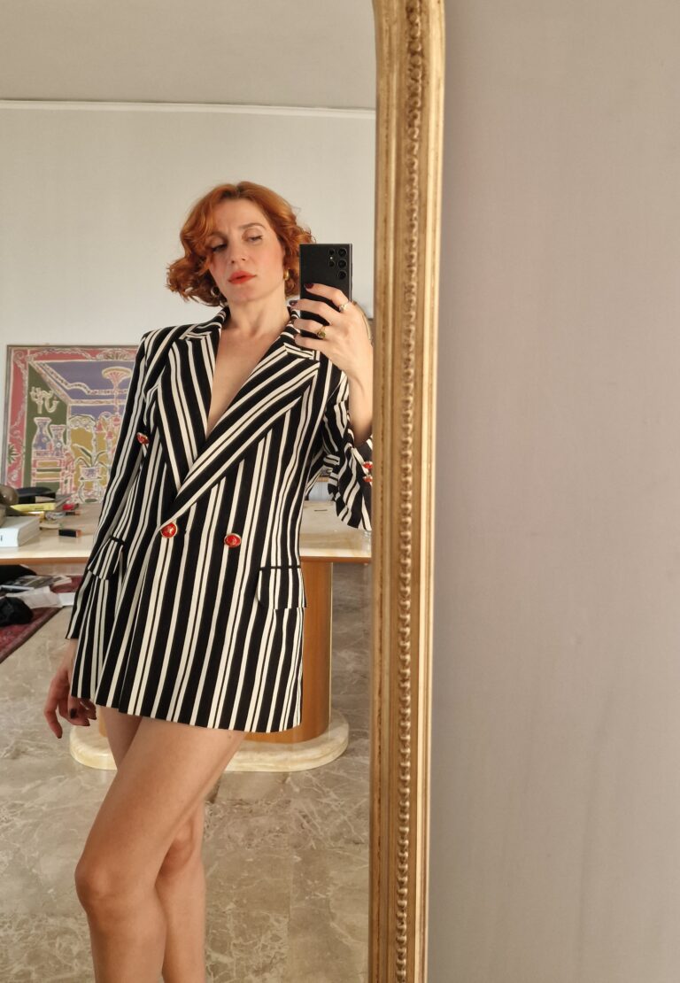 Moschino vintage striped jacket - immagine 10