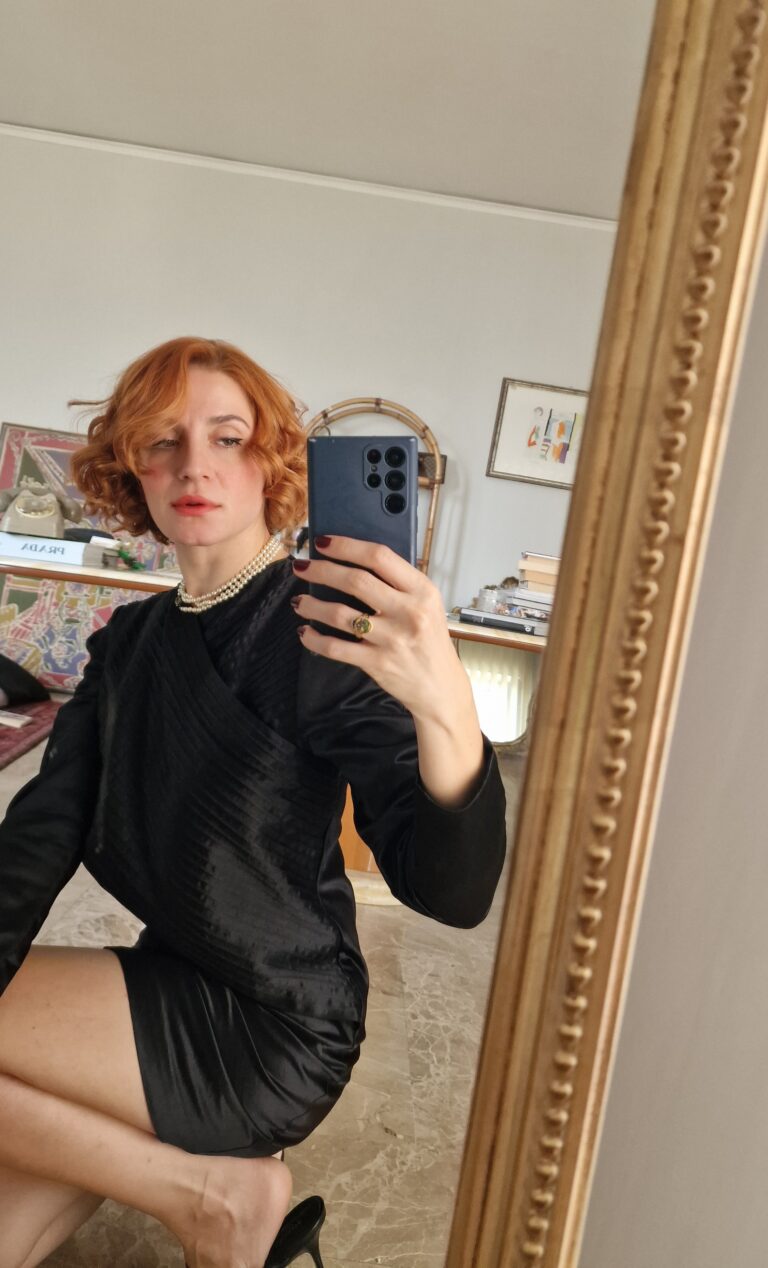 Krizia vintage archive black dress - immagine 3