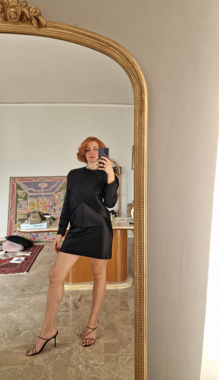Krizia vintage archive black dress