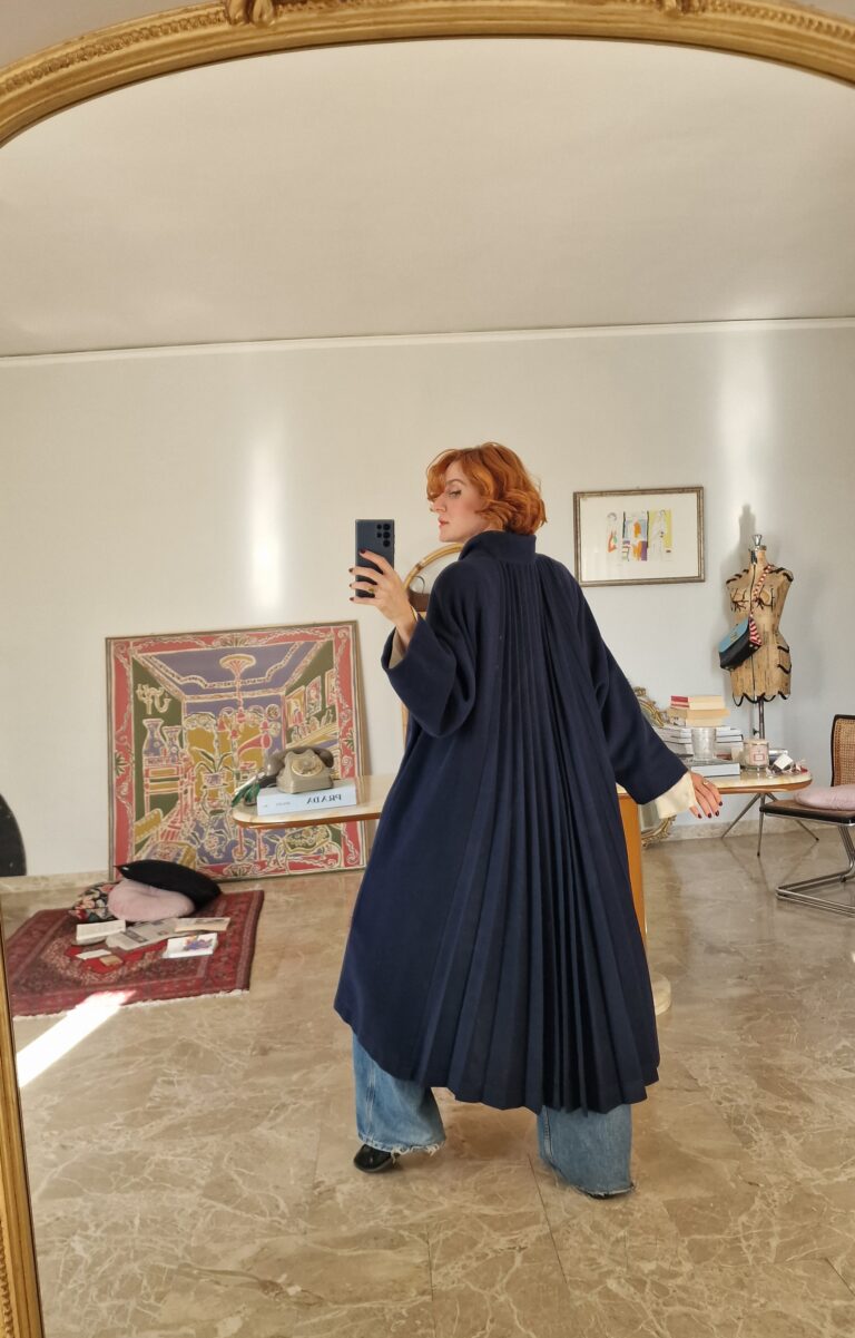 Byblos archive vintage plissé coat - immagine 10