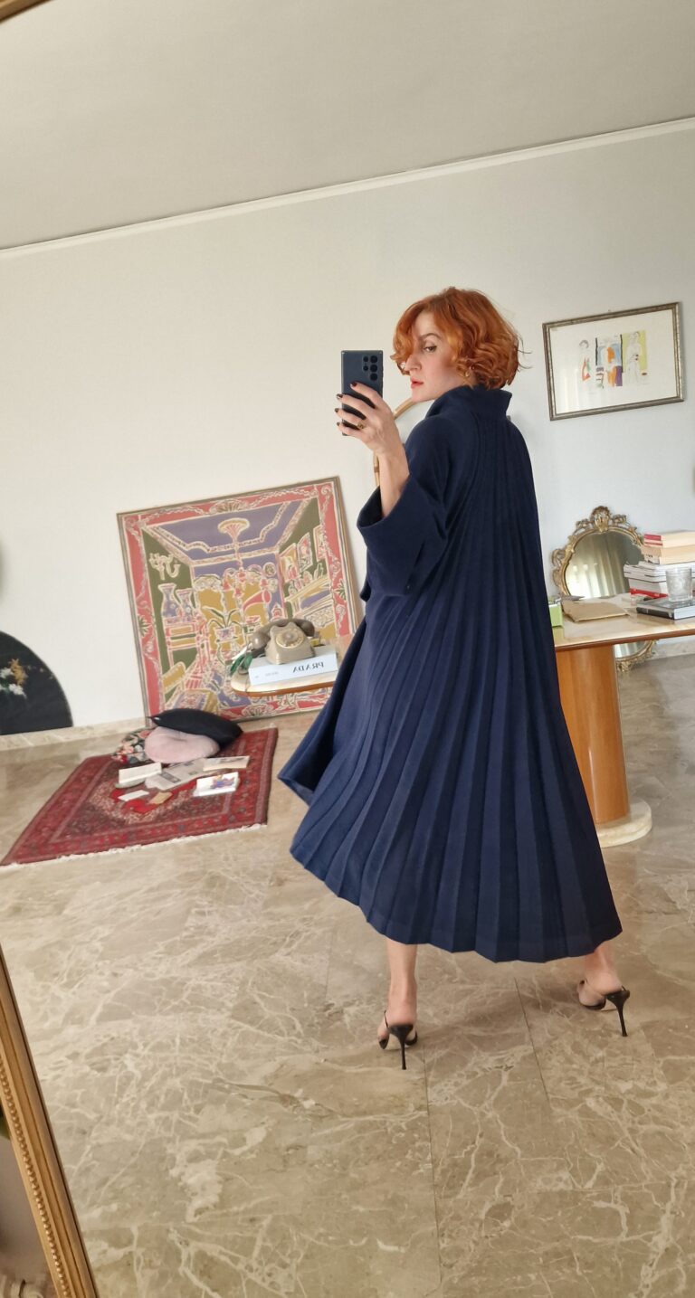 Byblos archive vintage plissé coat - immagine 12