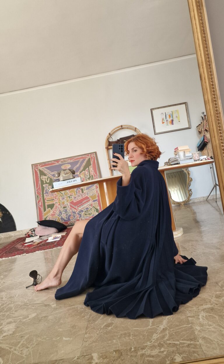 Byblos archive vintage plissé coat - immagine 4