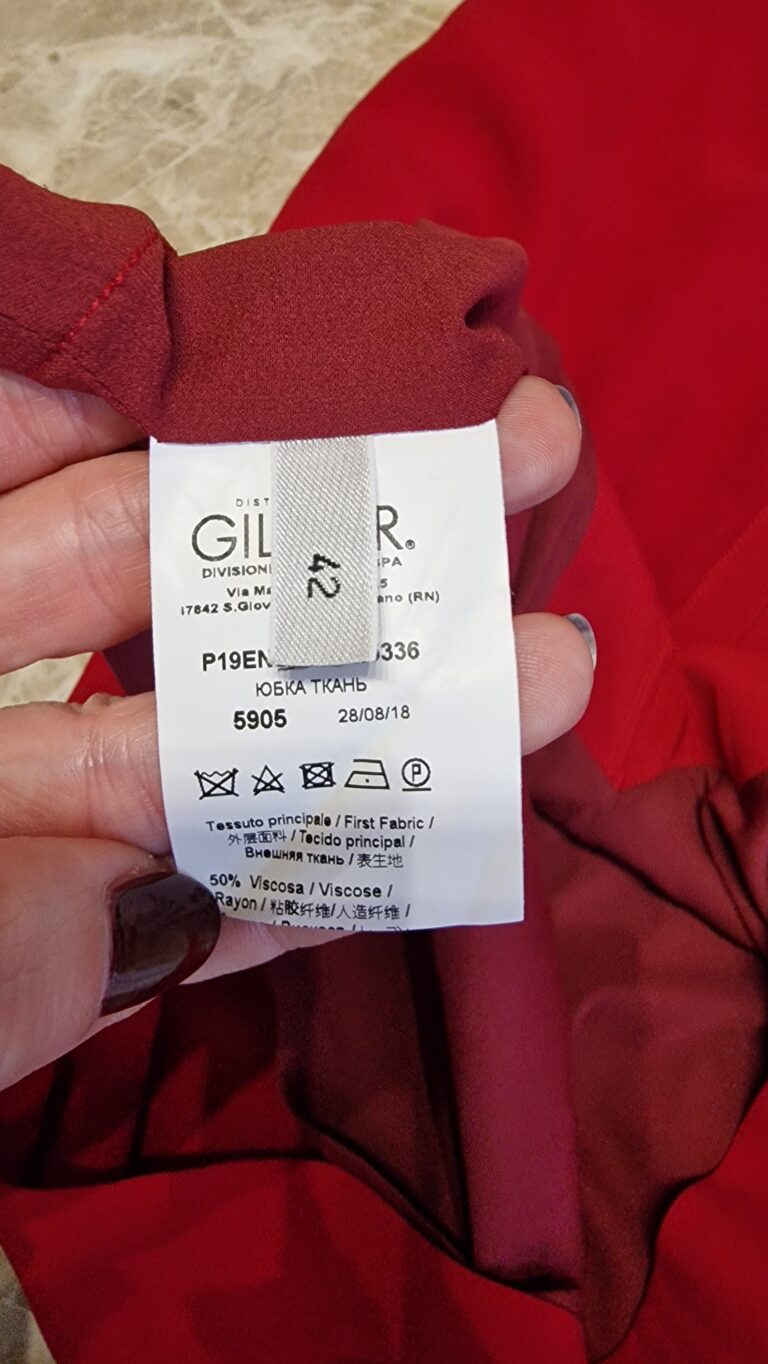 Gonna tubino N 21 con drappeggi - immagine 6