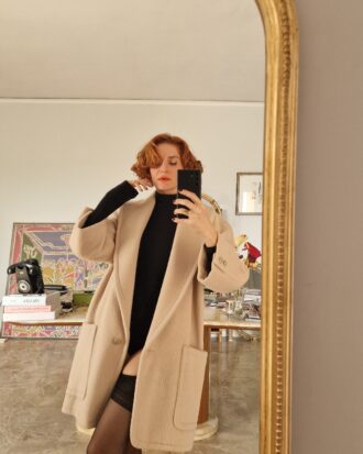 Cappotto vintage by Genny in lana e Alpaca tg 42