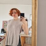 Maglia /Gilet by Mercer N.Y. 100% Puro Cashmere a costine