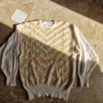 Maglione vintage in Angora con paillettes ricamate