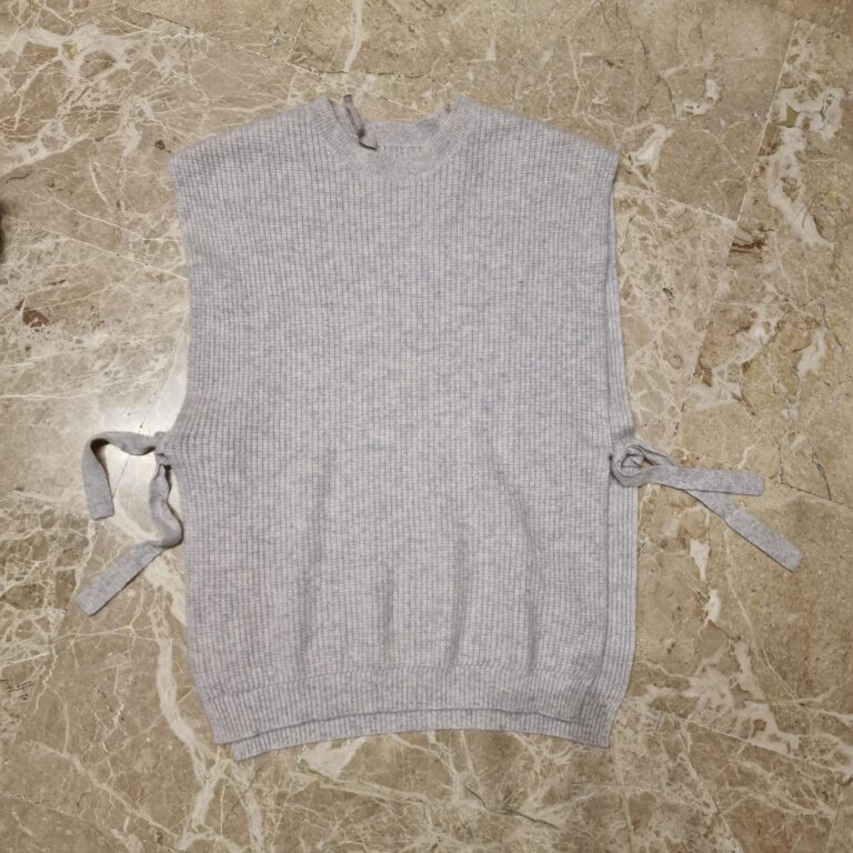 Maglia /Gilet by Mercer N.Y. 100% Puro Cashmere a costine - immagine 9
