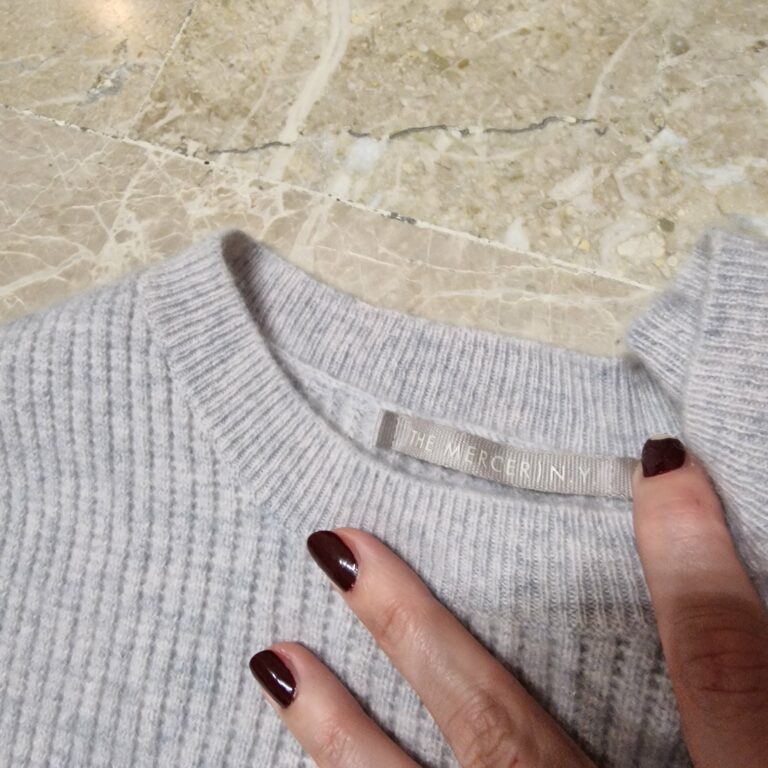 Maglia /Gilet by Mercer N.Y. 100% Puro Cashmere a costine - immagine 10