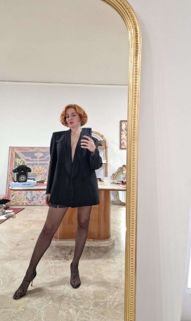 The Perfect Smoking vintage Jacket in Pura lana - immagine 5