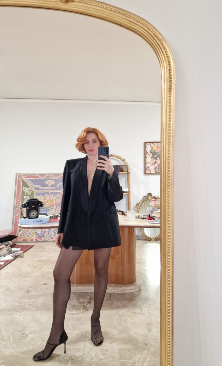 The Perfect Smoking vintage Jacket in Pura lana - immagine 4