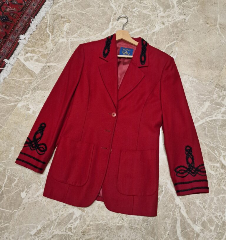 Giacca vintage by Byblos in Pura lana - immagine 7