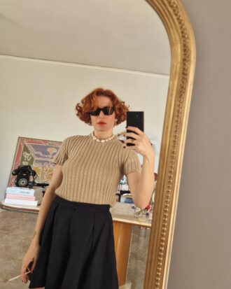 Maglioncino by FENDI in 100% Pura lana a coste
