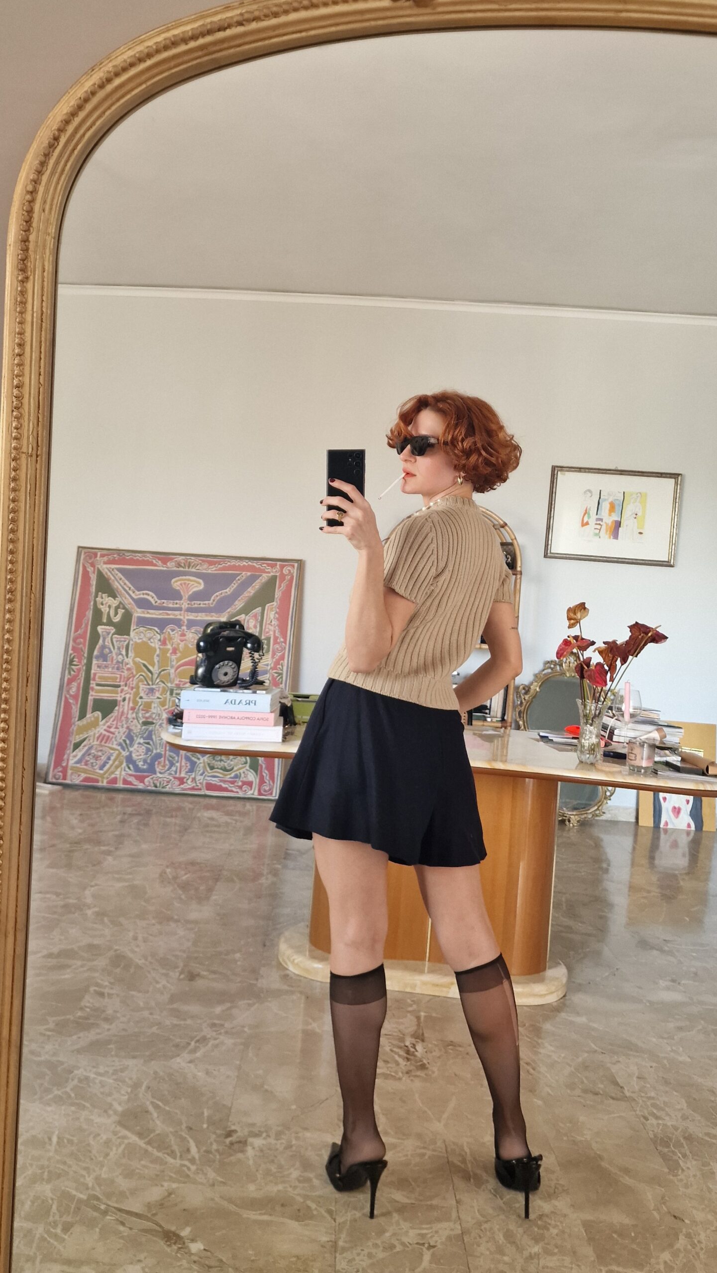 Maglioncino by FENDI in 100% Pura lana a coste - immagine 4