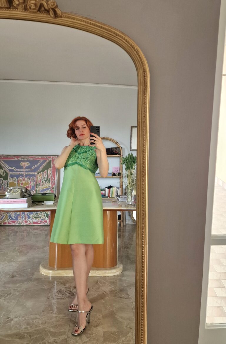 Autentico abito vintage Sartoriale anni 60 - immagine 12
