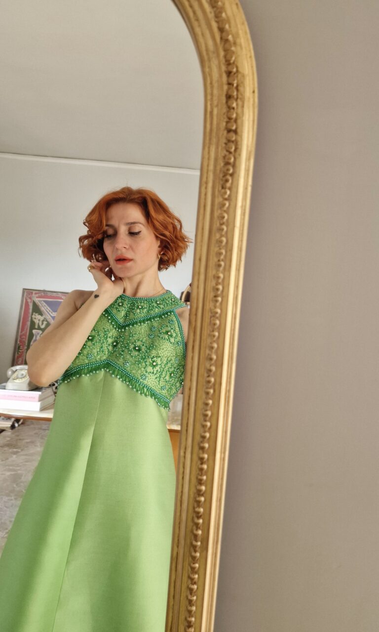 Autentico abito vintage Sartoriale anni 60 - immagine 11