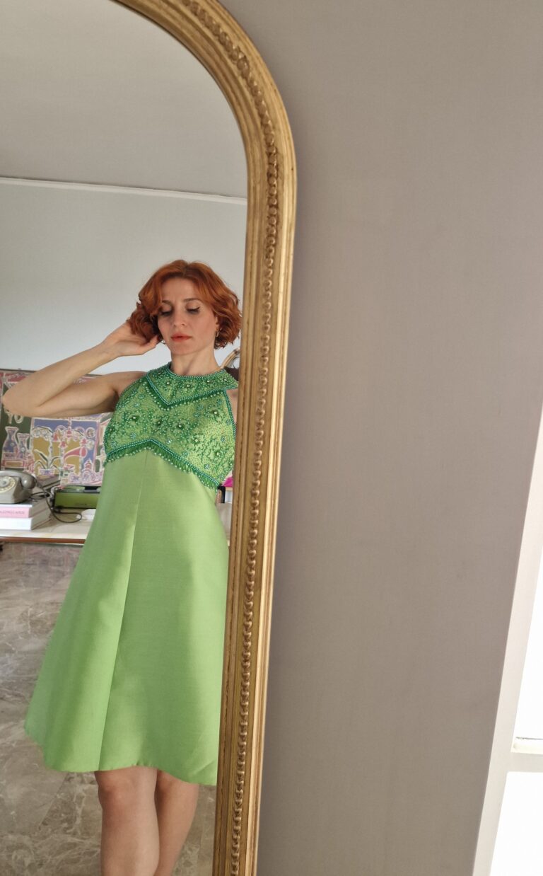 Autentico abito vintage Sartoriale anni 60 - immagine 10