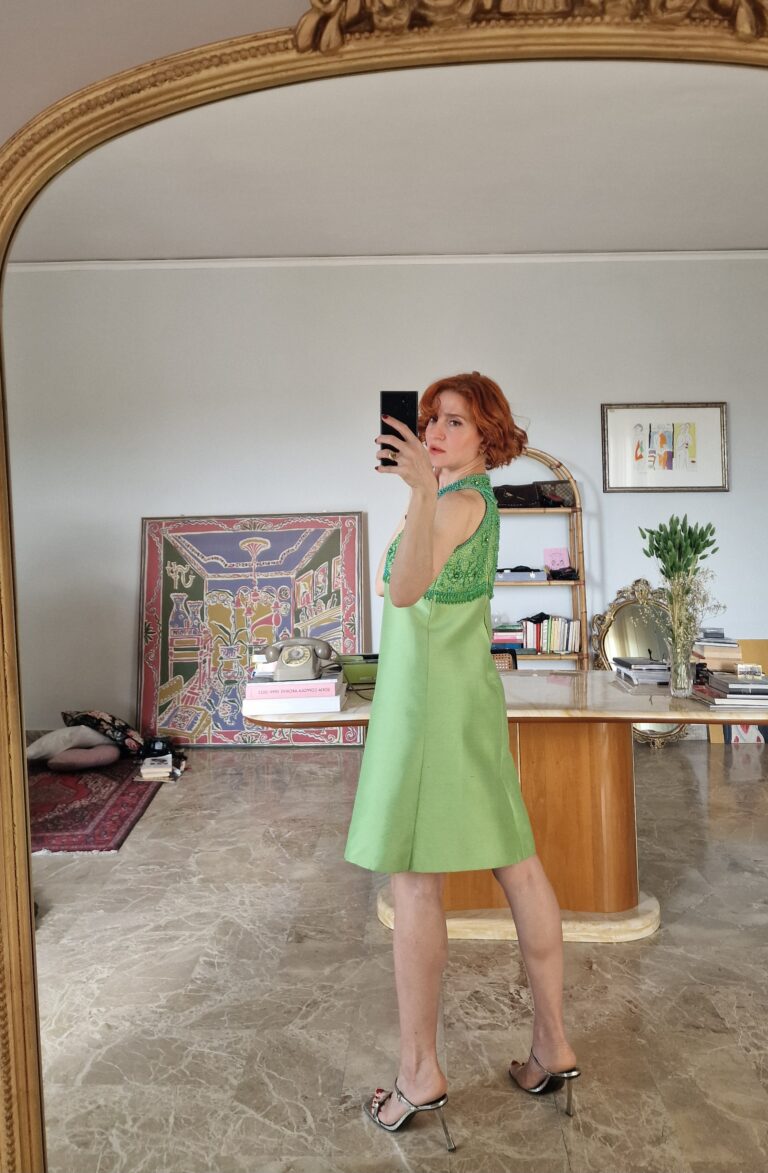 Autentico abito vintage Sartoriale anni 60 - immagine 9