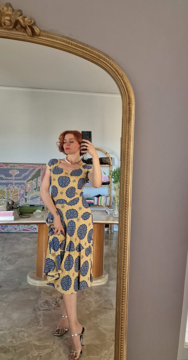 Autentico abito vintage Sartoriale anni 50 - immagine 2