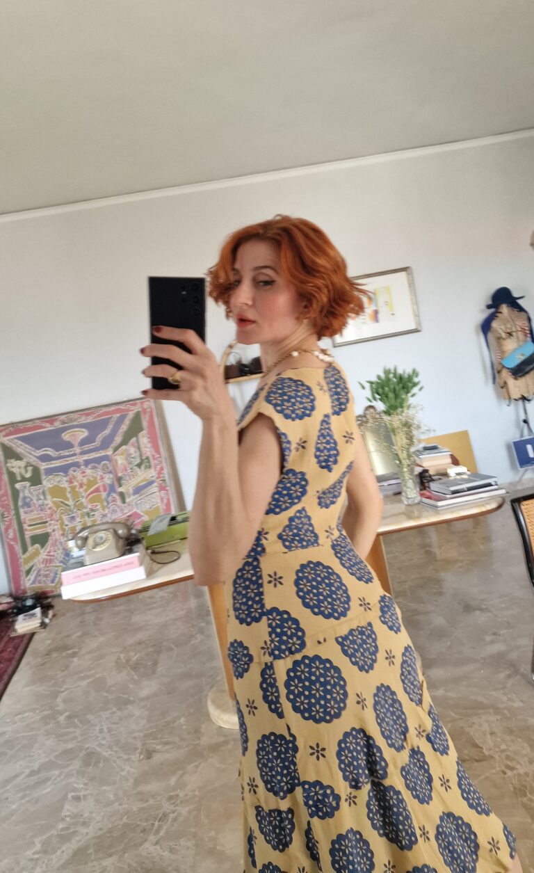 Autentico abito vintage Sartoriale anni 50 - immagine 6