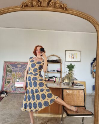 Autentico abito vintage Sartoriale anni 50