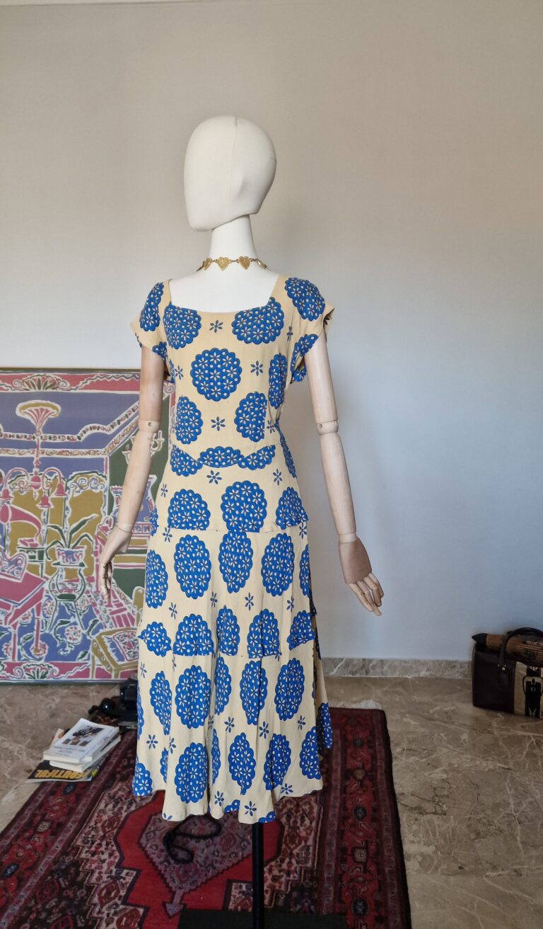 Autentico abito vintage Sartoriale anni 50 - immagine 13