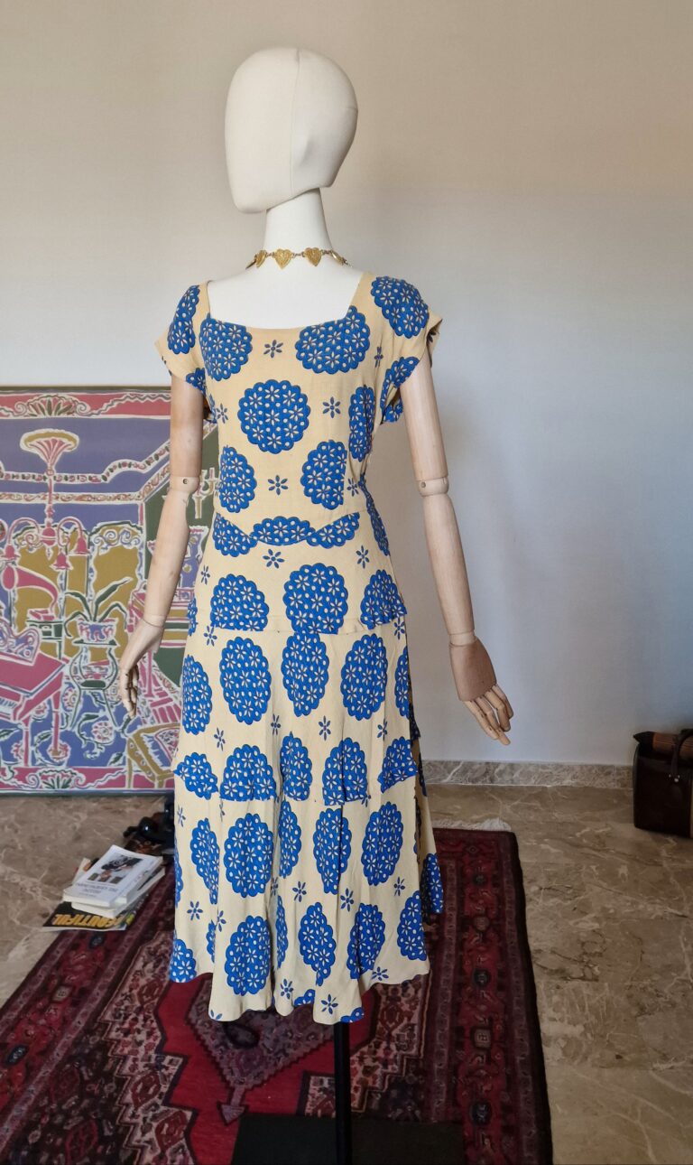 Autentico abito vintage Sartoriale anni 50 - immagine 14