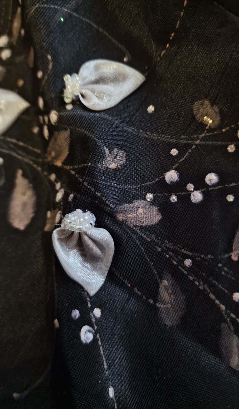 The Black organza Qipao dress - immagine 13
