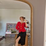 Moschino Couture vintage Red jacket bottoni gioiello